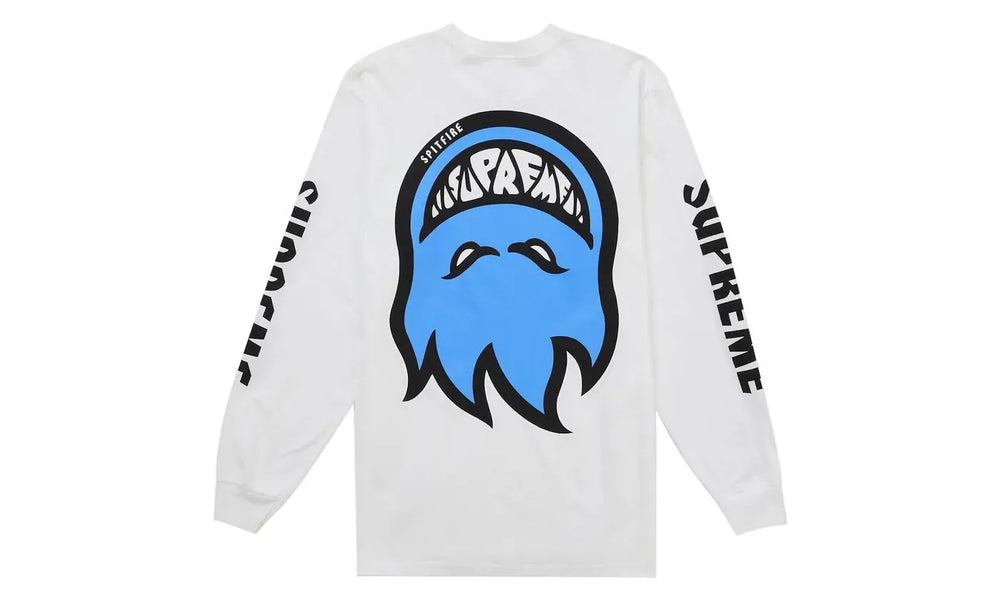 Supreme Spitfire Bighead L/S Tee White
