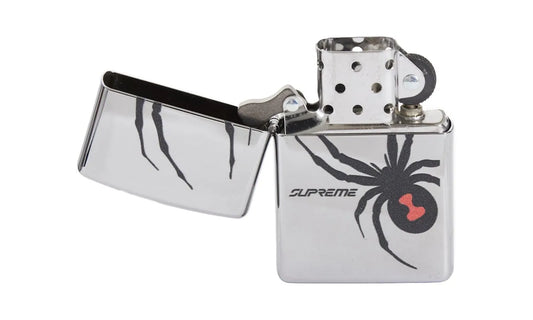 Supreme Spyder Zippo Silver - SUPR-SUSPZS-SILVER