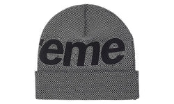 Supreme Studded Knockout Big Logo Beanie Black - SUPRBNSTD25