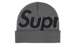 Supreme Studded Knockout Big Logo Beanie Black - SUPRBNSTD25