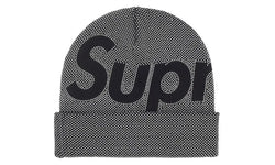 Supreme Studded Knockout Big Logo Beanie Black