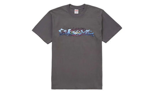 Supreme Tag Tee Charcoal