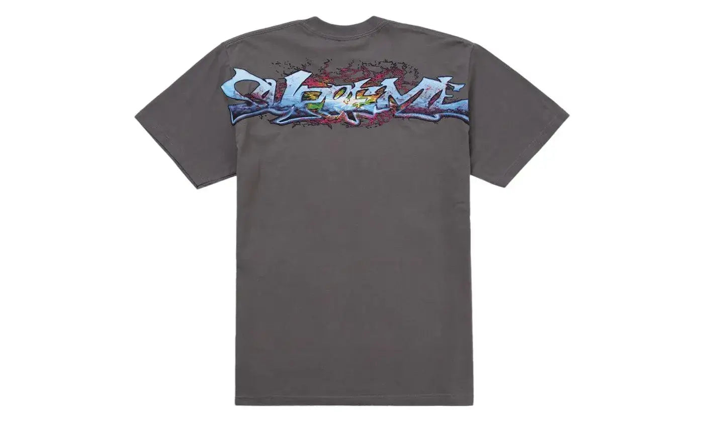 Supreme Tag Tee Charcoal