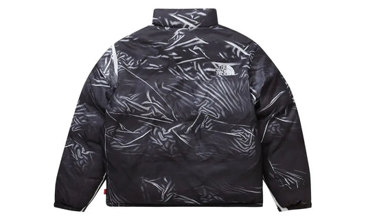 Supreme The North Face Printed Nuptse Trompe L'oeil Jacket Black
