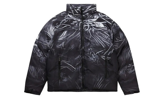 Supreme The North Face Printed Nuptse Trompe L'oeil Jacket Black