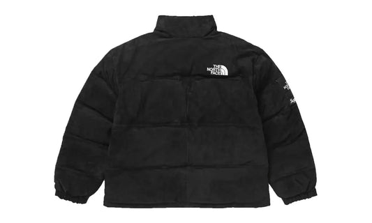 Supreme The North Face Suede Nuptse Jacket Black