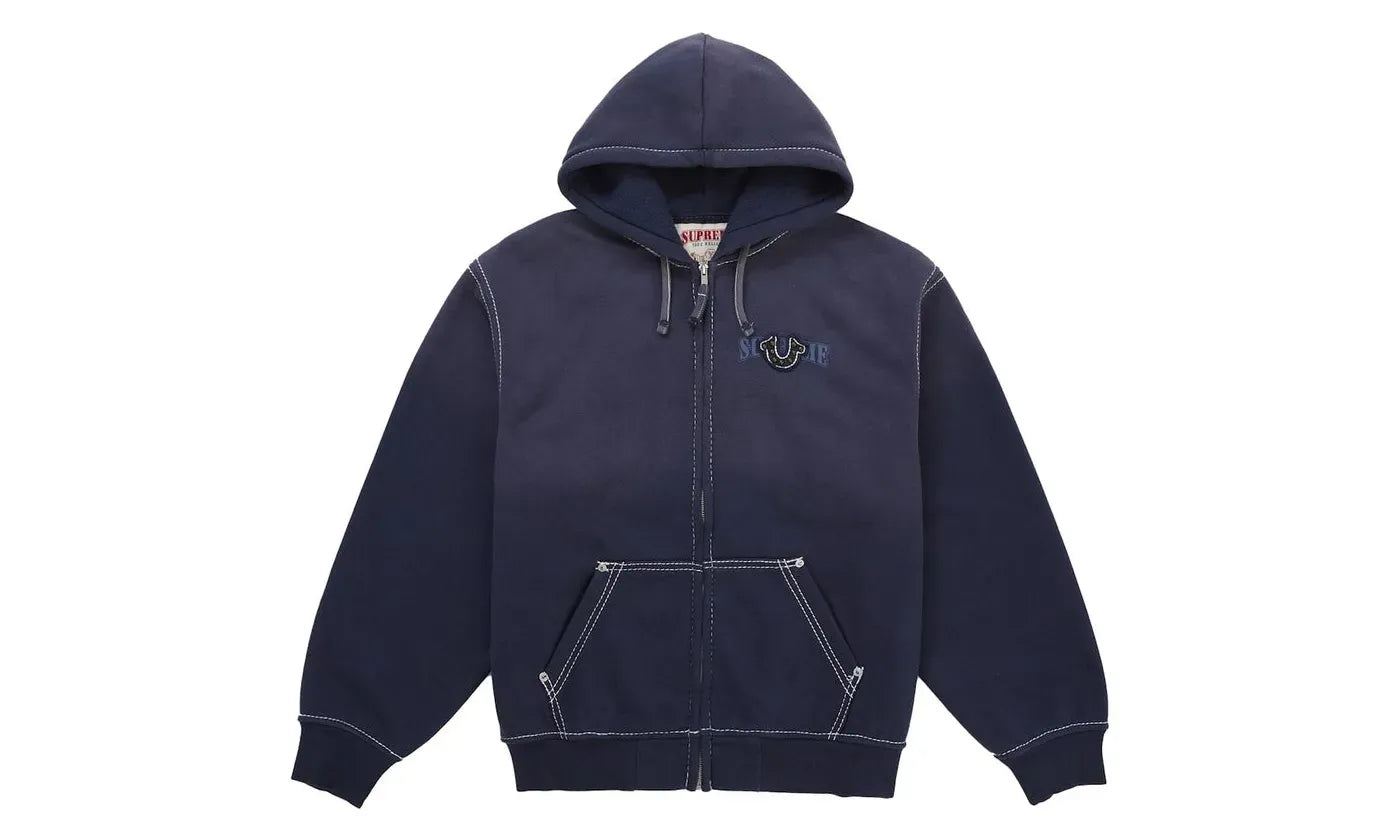 Supreme True Religion Zip Up Hooded Sweatshirt (FW25) Navy