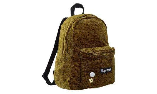 Supreme Velvet Backpack Tan Leopard