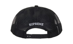 Supreme Western Embroidered Mesh Back 5-Panel Black - supreme-western-embroidered-mesh-back-5-panel-black
