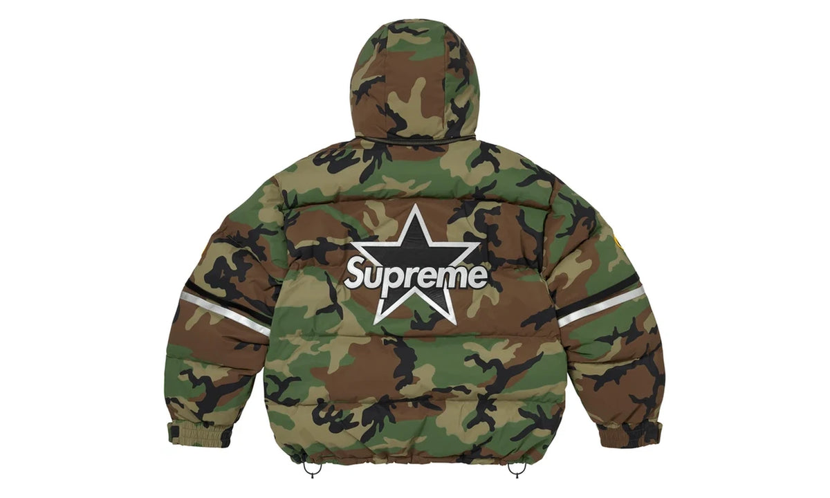 Supreme Supreme Vanson Leathers Cordura Down Jacket Woodland Camo