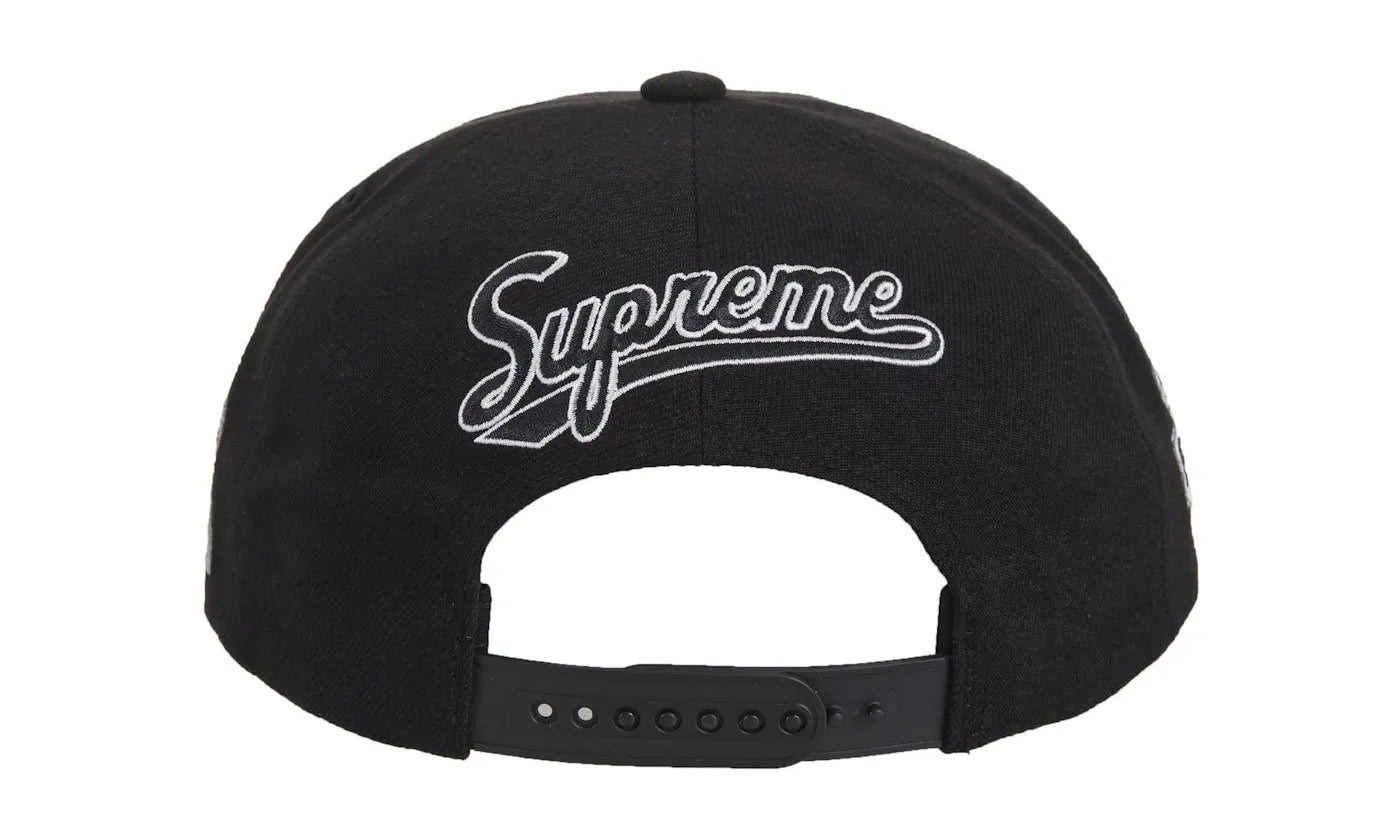 Supreme World Famous S Logo 6-Panel Black