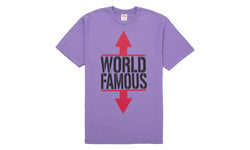 Supreme World Famous Tee Purple