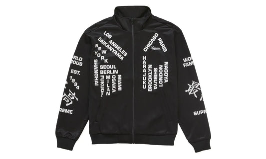 Supreme Worldwide Tricot Track Jacket Black - SUPR-SWTTJB-BLACK