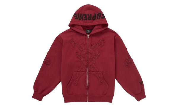 Supreme Y's by Yohji Yamamoto Zip Up Hooded Sweatshirt Red