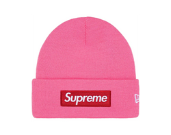 Supreme New Era Box Logo Beanie Magenta (FW25)