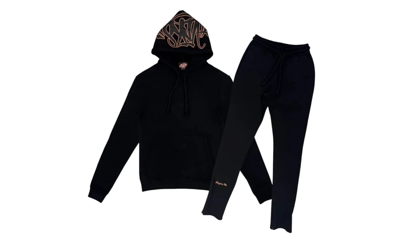 Syna World Logo Tracksuit Black/Rose Gold - SW-SWLTBG-RROSEGOLD