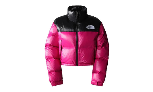 The North Face Women's Nuptse Short Jacket Fuchsia Pink - TNF-TNFWNS-FUCHSIAPINK