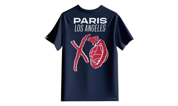 新品DESCENTE The Stadium Baseball Shirt XO The Weeknd PSG x XO Stadium Jersey Navy/Multicolor (TW-TWPXXSJN