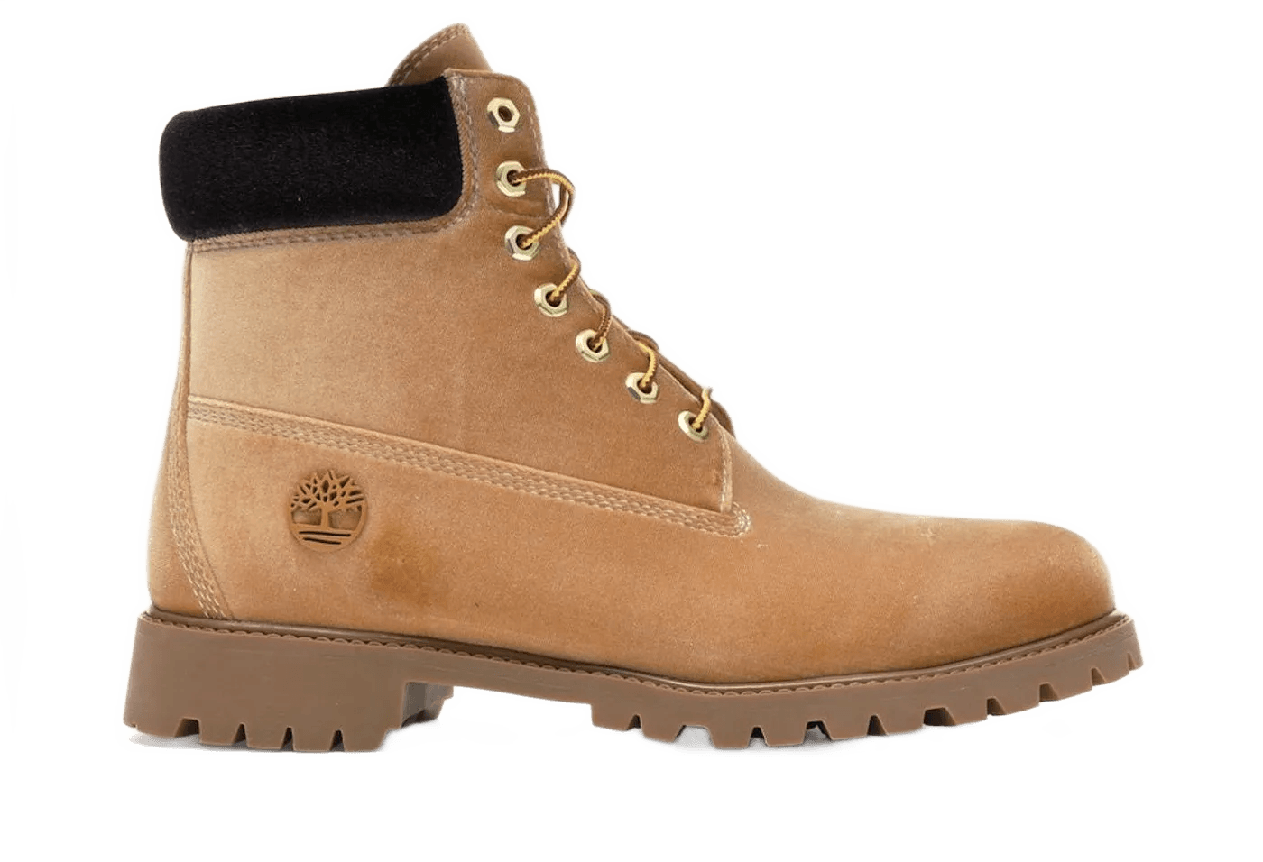 6' Boot Off White Wheat Velvet - TB0A1Q8L