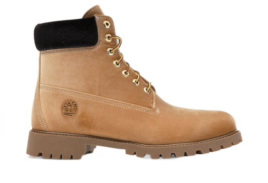 6' Boot Off White Wheat Velvet - TB0A1Q8L