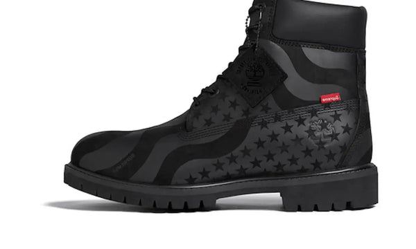 6' Boot Supreme Stars &amp; Stripes Black