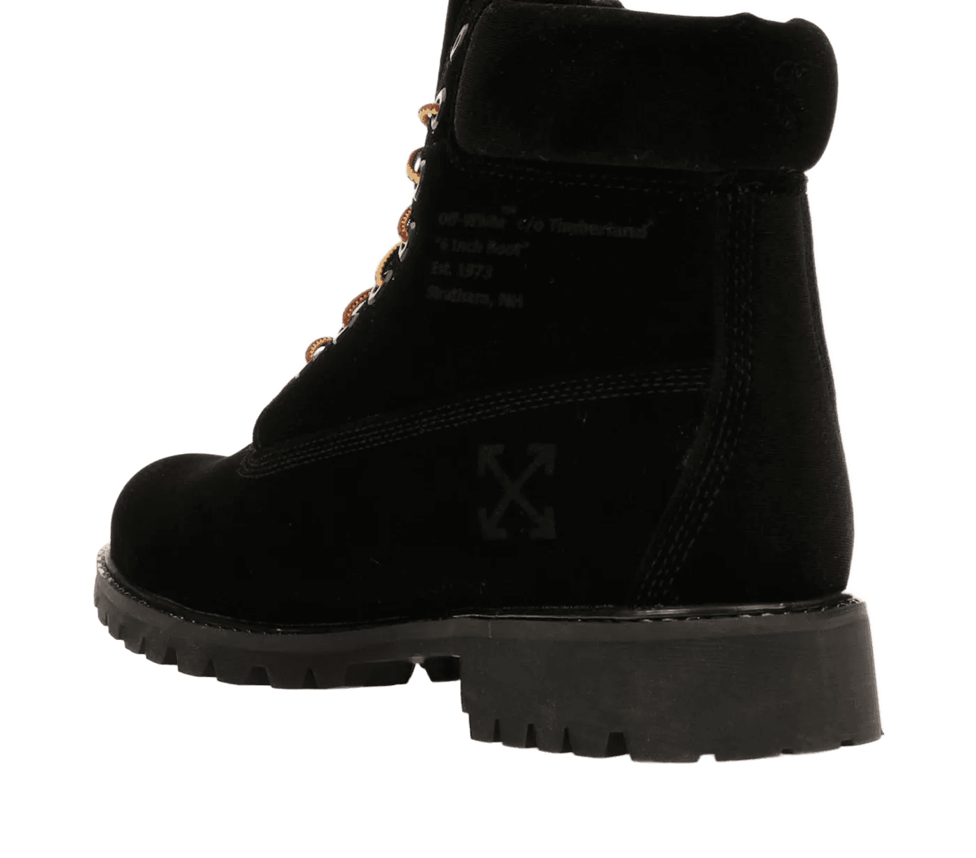 6' Boot x OFF WHITE Velvet Black - TB0A1Q8I