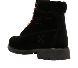 6' Boot x OFF WHITE Velvet Black - TB0A1Q8I