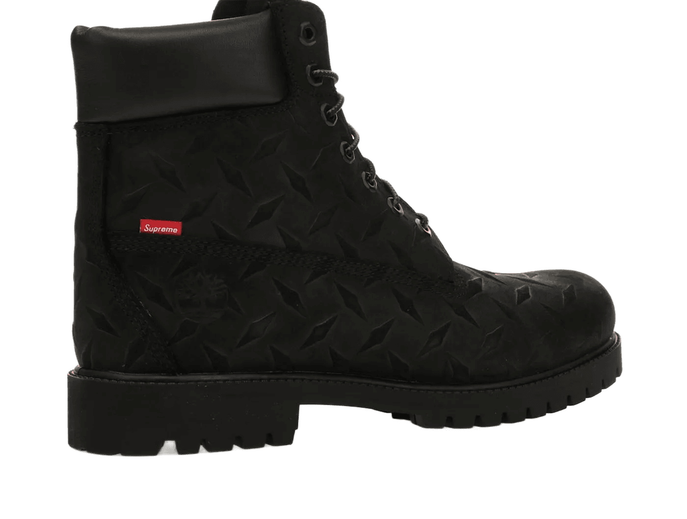 6' Premium Waterproof Boot Supreme Diamond Plate Black - TB0A6DE1001