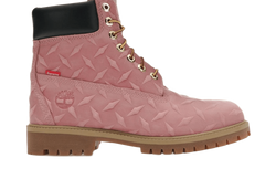 6' Premium Waterproof Boot Supreme Diamond Plate Pink - TIMB-6PWBSD-PINK