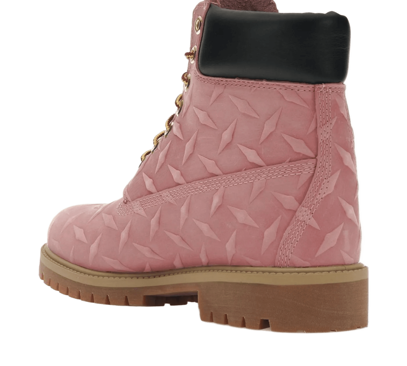 6' Premium Waterproof Boot Supreme Diamond Plate Pink - TIMB-6PWBSD-PINK