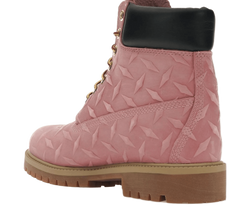 6' Premium Waterproof Boot Supreme Diamond Plate Pink - TIMB-6PWBSD-PINK