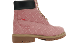 6' Premium Waterproof Boot Supreme Diamond Plate Pink - TIMB-6PWBSD-PINK