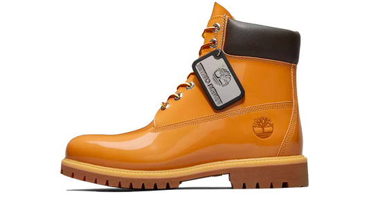 6" Veneda Carter Patent Leather Boot Wheat Patent