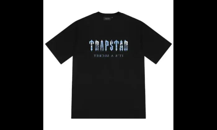 Trapstar Trapstar Decode Tee Camo Blue Black - TRAP-DTCB-BLACK