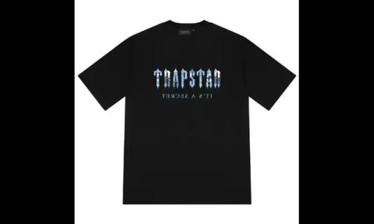 Trapstar Trapstar Decode Tee Camo Blue Black - TRAP-DTCB-BLACK