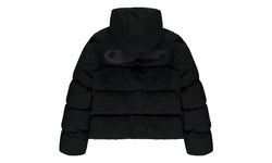 Trapstar Hyperdrive Technical Puffer Jacket Black/White - TRAP-THTPJB-WWHITE