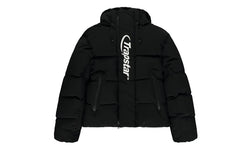 Trapstar Hyperdrive Technical Puffer Jacket Black/White - TRAP-THTPJB-WWHITE