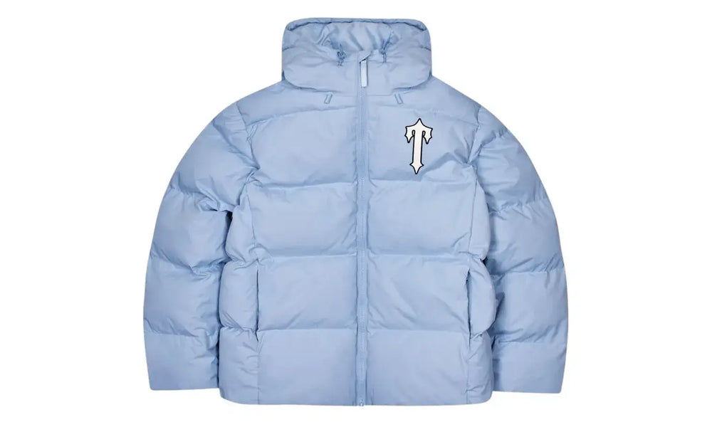 Trapstar Irongate Arch Hooded Puffer Jacket Light Blue