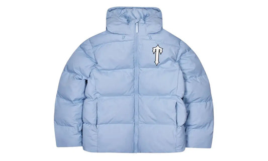 Trapstar Irongate Arch Hooded Puffer Jacket Light Blue