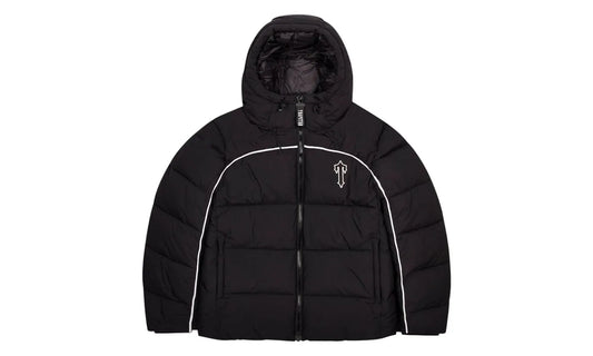 Trapstar Irongate Arch Pipping Puffer Jacket Black