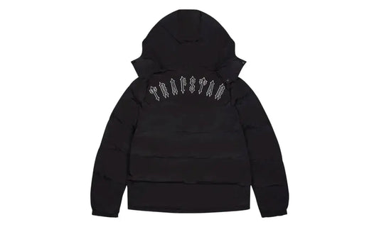 Trapstar Irongate Detachable Hooded Puffer Jacket Black