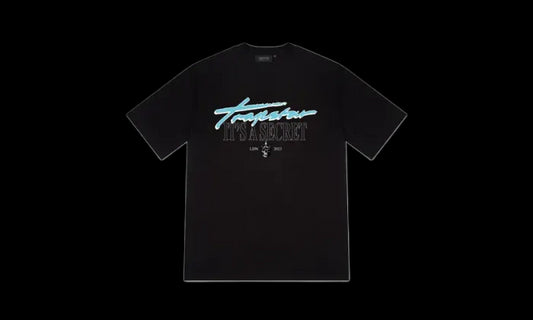 Trapstar Trapstar It's A Secret Tee Black Teal - TRAP-ITSBT-BLACK