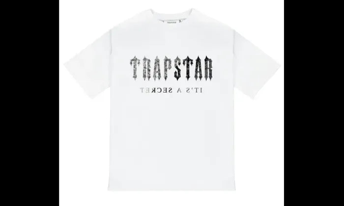 Supreme Trapstar Paisley Decode Monochrome Tee White - TRAP-PASMT-WHITE