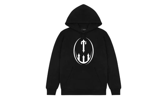 Trapstar T Crest Hoodie Black - TRAP-TRTCHB-BLACK