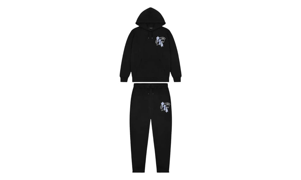 HOT Trapstar Black Ice Blue Trapstar Ice Tracksuit Black Ice Blue