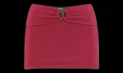 Trapstar Trapstar Women's Irongate T Belt Mini Skirt Red - TRAP-WIBMS-RED