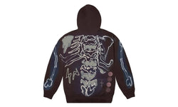 Travis Scott Cactus Jack For Fragment Skeleton Graffiti Full Zip Hoodie Multi - TS-TSCJFF-MULTI