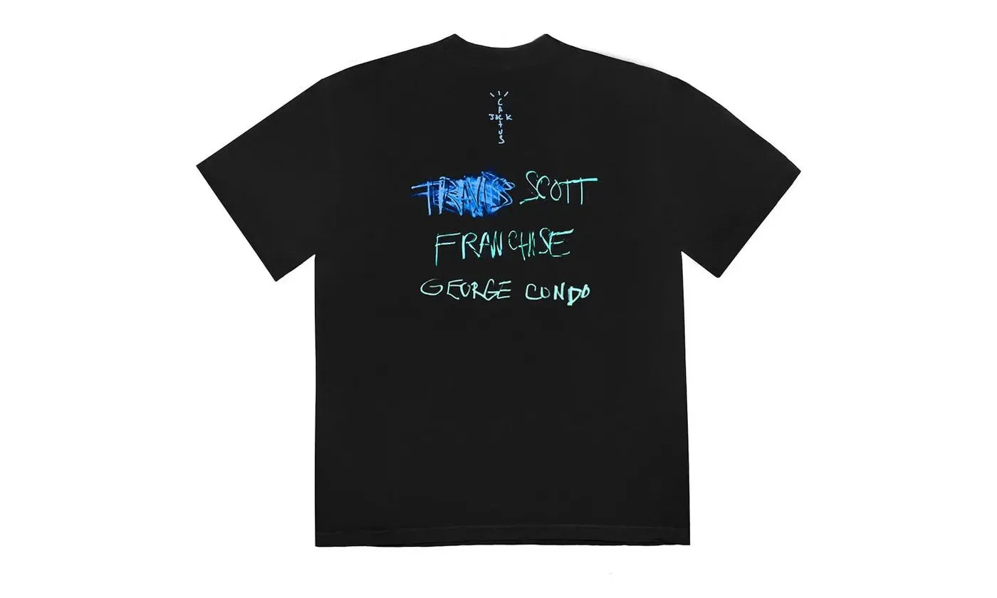 Travis Scott Portrait of Travis Title T-Shirt Black
