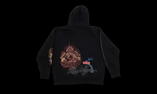 Travis Scott Travis Scott Road To Utopia Las Vegas Zip Hoodie Black - TSRTULVZH-BLACK