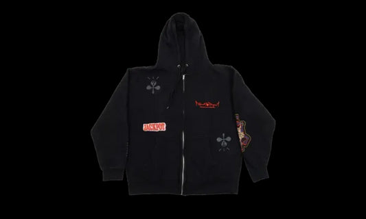 Travis Scott Travis Scott Road To Utopia Las Vegas Zip Hoodie Black - TSRTULVZH-BLACK